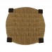 Wooden Wicker Braided Big Size Stool Natural Color
