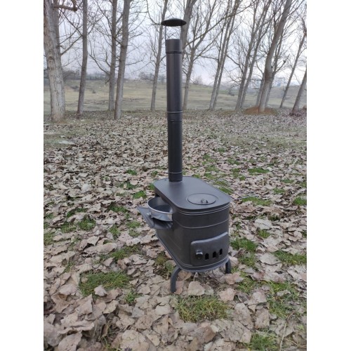 Camping and Tent Stove Wood Burning Portable Stove with Stove and Oven