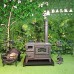 Fırınlı Odun Sobası | Rustik Ev Sobası | Veranda Odun Sobası | Tiny House Soba | İç Mekan Odun Isıtıcısı | Türk Odun Sobası