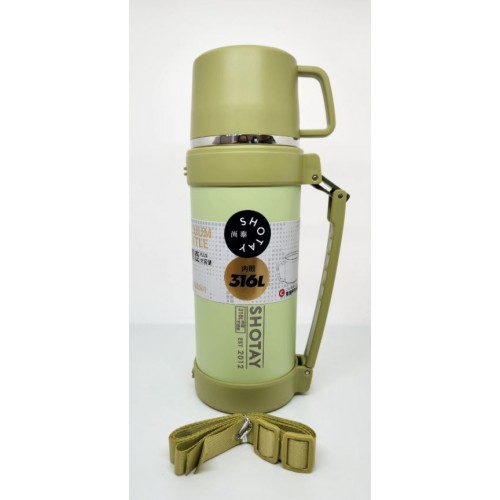 Shotay Nature 8235 1200ml Termos Matara Yeşil